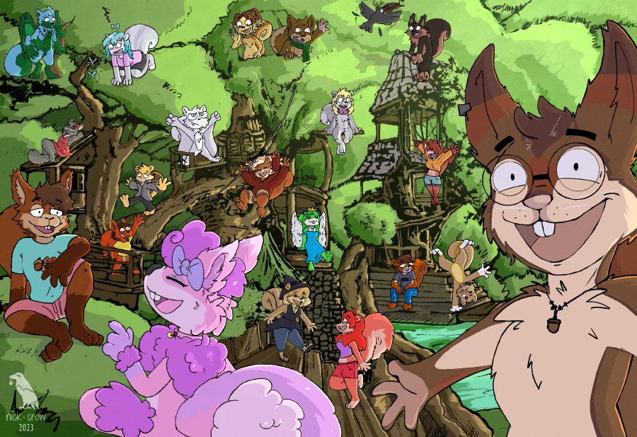 Squirrel Treehouse