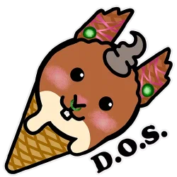 Sticker Icecream Name