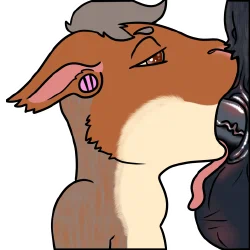 Sticker Lewd Balls Mouth