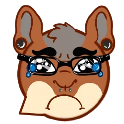 Sticker Sad