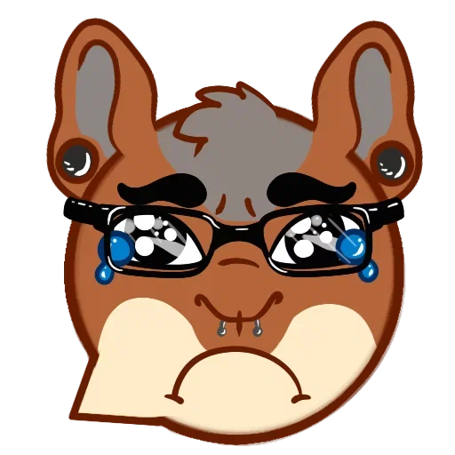 Sticker Sad