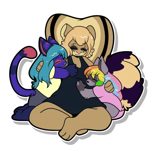 Family Snuggs Sticker