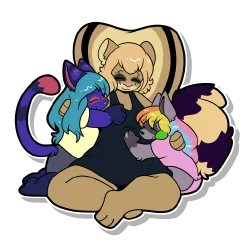 Family Snuggs Sticker