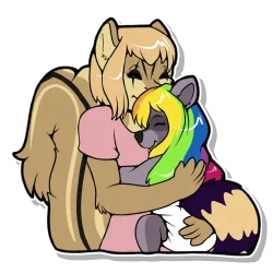 Sticker Hug